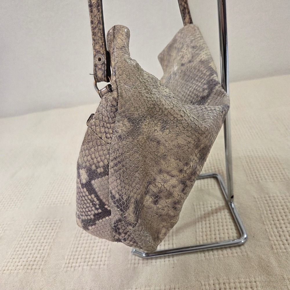 Michael Kors Python Embossed Leather Shoulder Bag… - image 4